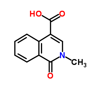 2-Methyl-1-oxo-1,2-dihydroisoquinoline-4-carboxylic acid Structure,54931-62-3Structure