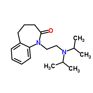 2,3,4,5-Tetrahydro-1-[2-(diisopropylamino)ethyl ]-1h-1-benzazepin-2-one Structure,54951-16-5Structure