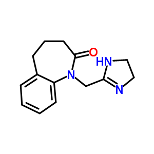 2,3,4,5-Tetrahydro-1-[(2-imidazolin-2-yl)methyl ]-1h-1-benzazepin-2-one Structure,54951-26-7Structure