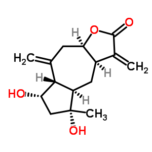 堆心菊内酯结构式_54964-49-7结构式