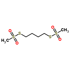 1,4-Butanediyl bismethanethiosulfonate Structure,55-99-2Structure