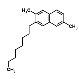 2,6-Dimethyl-3-octylnaphthalene Structure,55000-54-9Structure