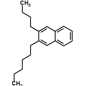 2-Butyl-3-hexylnaphthalene Structure,55000-56-1Structure