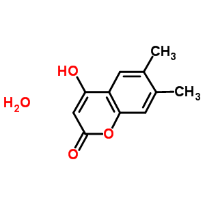 4-Hydroxy-6,7-dimethylcoumarin Structure,55004-77-8Structure