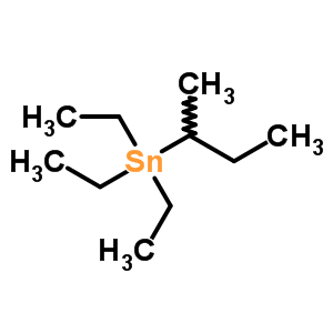 Triethyl (1-methylpropyl)stannane Structure,55044-43-4Structure