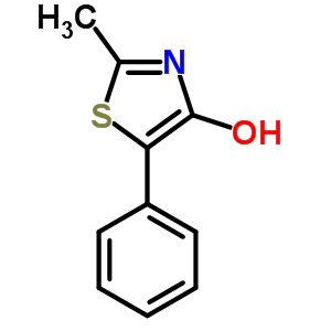 2-Methyl-5-phenyl-1,3-thiazol-4-ol Structure,55073-97-7Structure