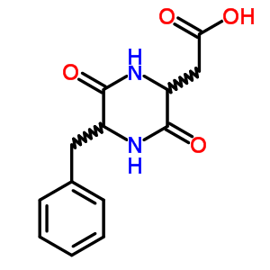 3-Carboxymethyl-6-benzyl-2,5-diketopiperazine Structure,55102-13-1Structure