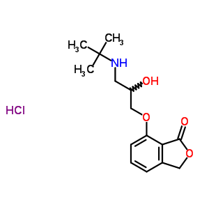 7-(2-Hydroxy-3-tert-butylaminopropoxy)phthalide Structure,55104-39-7Structure