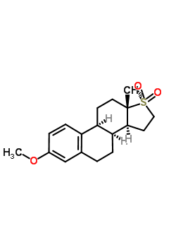 17-Thia-3-methoxy-8 alpha,14 beta-estra-1,3,5(10)-triene-17-dioxide Structure,55122-81-1Structure