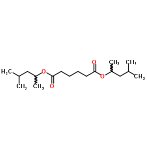 Hexanedioic acid bis(1,3-dimethylbutyl) ester Structure,55125-22-9Structure