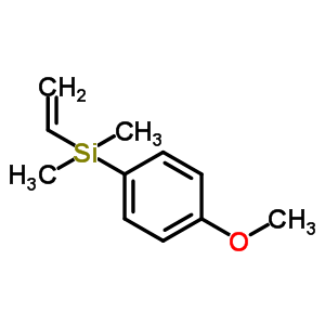 4-Methoxyphenyl dimethylvinyl silane Structure,55153-99-6Structure