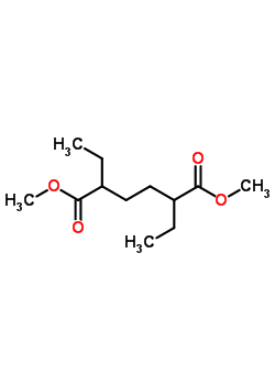 2,5-Diethylhexanedioic acid dimethyl ester Structure,55191-18-9Structure