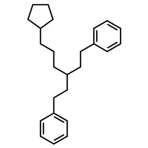 3-(3-Cyclopentylpropyl)-1,5-diphenylpentane Structure,55191-62-3Structure