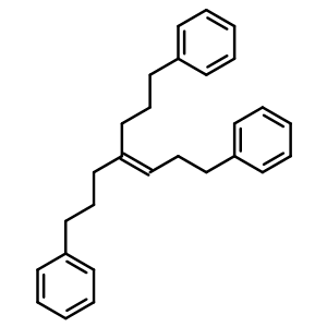 1,1-[4-(3-苯基丙基)-3-庚烯-1,7-二基]双苯结构式_55282-03-6结构式