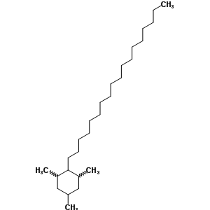 1,3,5-Trimethyl-2-octadecylcyclohexane Structure,55282-34-3Structure