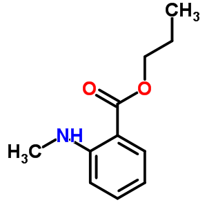 2-(Methylamino)benzoic acid propyl ester Structure,55320-72-4Structure