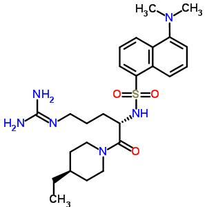 Dansylarginine n-(3-ethyl-1,5-pentanediyl)amide Structure,55381-72-1Structure