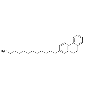 2-Dodecyl-9,10-dihydrophenanthrene Structure,55401-77-9Structure