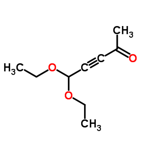 5,5-Diethoxy-3-pentyn-2-one Structure,55402-04-5Structure