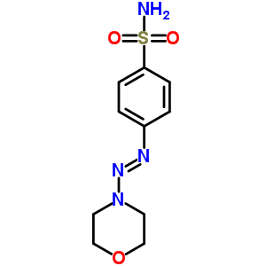 Benzenesulfonamide,4-[2-(4-morpholinyl)diazenyl]- Structure,55469-80-2Structure