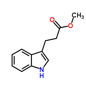 Methyl 3-(indol-3-yl)propionate Structure,5548-09-4Structure