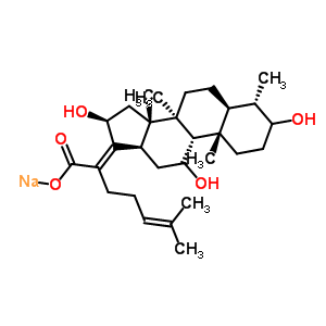 16-Deacetyl fusidic acid sodium salt Structure,55601-53-1Structure