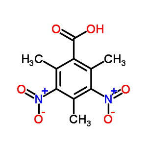 Benzoicacid, 2,4,6-trimethyl-3,5-dinitro- Structure,55610-37-2Structure