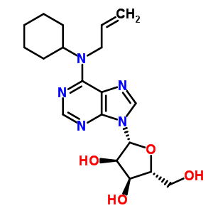 N(6)-allyl-n(6)-cyclohexyladenosine Structure,55611-38-6Structure