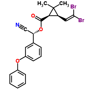 1R,3R,alphaR-溴氰菊酯结构式_55700-99-7结构式