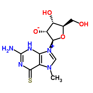 7-Methyl-6-thioguanosine Structure,55727-10-1Structure