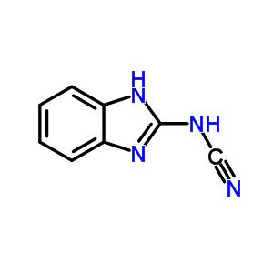 (9ci)-1H-苯并咪唑-2-基-氨腈结构式_55864-37-4结构式