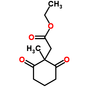 Cyclohexaneacetic acid,1-methyl-2,6-dioxo-, ethyl ester Structure,55981-33-4Structure