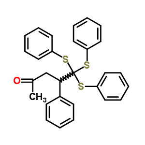 4-苯基-5,5,5-三(苯基磺酰基)-2-戊酮结构式_56003-68-0结构式