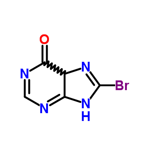 6H-purin-6-one,8-bromo-1,9-dihydro- Structure,56046-36-7Structure