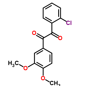 1,2-Ethanedione,1-(2-chlorophenyl)-2-(3,4-dimethoxyphenyl)- Structure,56159-70-7Structure