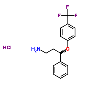 3-Phenyl-3-(4-trifluoromethyl-phenoxy)-propylamine Structure,56161-73-0Structure