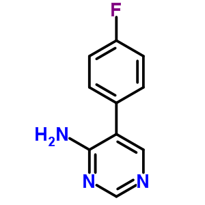 5-(4-氟-苯基)-嘧啶-4-胺结构式_56239-05-5结构式