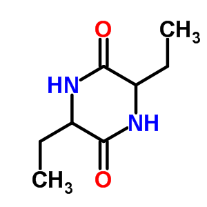 3,6-Diethylpiperazine-2,5-dione Structure,5625-42-3Structure