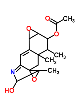 1a,2,4b,5a,6,7,7a,8-八氢-1a,7,7a-三甲基-环氧乙烷并(c)环氧乙烷并(3,4)苯并(1,2-f)吲哚-2,6-二醇6-乙酸酯结构式_56349-25-8结构式