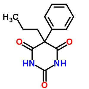 5-苯基-5-丙基巴比妥酸结构式_56410-95-8结构式