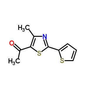 1-[4-mEthyl-2-(2-thienyl)-1,3-thiazol-5-yl]-1-ethanone Structure,56421-61-5Structure