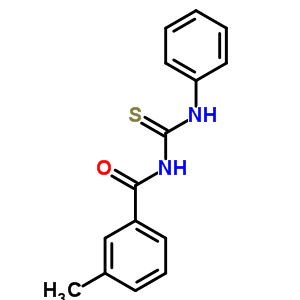 1-(3-Methylbenzoyl)-3-phenyl (thiourea) Structure,56437-99-1Structure