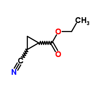 Ethyl 2-cyanocyclopropane-1-carboxylate Structure,56447-11-1Structure