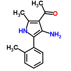 1-[4-Amino-2-methyl-5-(2-methylphenyl)-1h-pyrrol-3-yl ]ethanone Structure,56463-76-4Structure