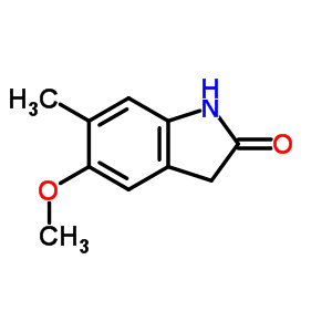 5-Methoxy-6-methylindolin-2-one Structure,56473-79-1Structure