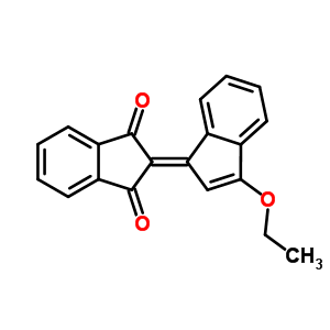 1H-indene-1,3(2h)-dione,2-(3-ethoxy-1h-inden-1-ylidene)- Structure,56525-08-7Structure