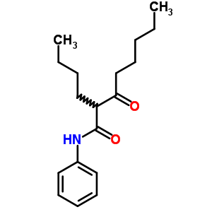 Octanamide, 2-butyl-3-oxo-n-phenyl- Structure,5659-20-1Structure