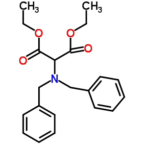 Diethyl 2-(dibenzylamino)propanedioate Structure,56599-02-1Structure