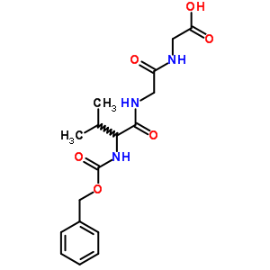 2-[[2-[(3-Methyl-2-phenylmethoxycarbonylamino-butanoyl)amino]acetyl]amino]acetic acid Structure,56610-23-2Structure