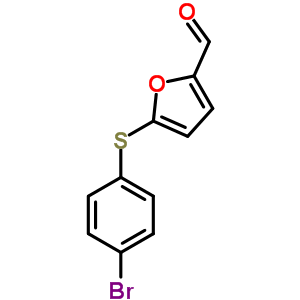 5-[(4-Bromophenyl)sulfanyl ]-2-furaldehyde Structure,56656-94-1Structure